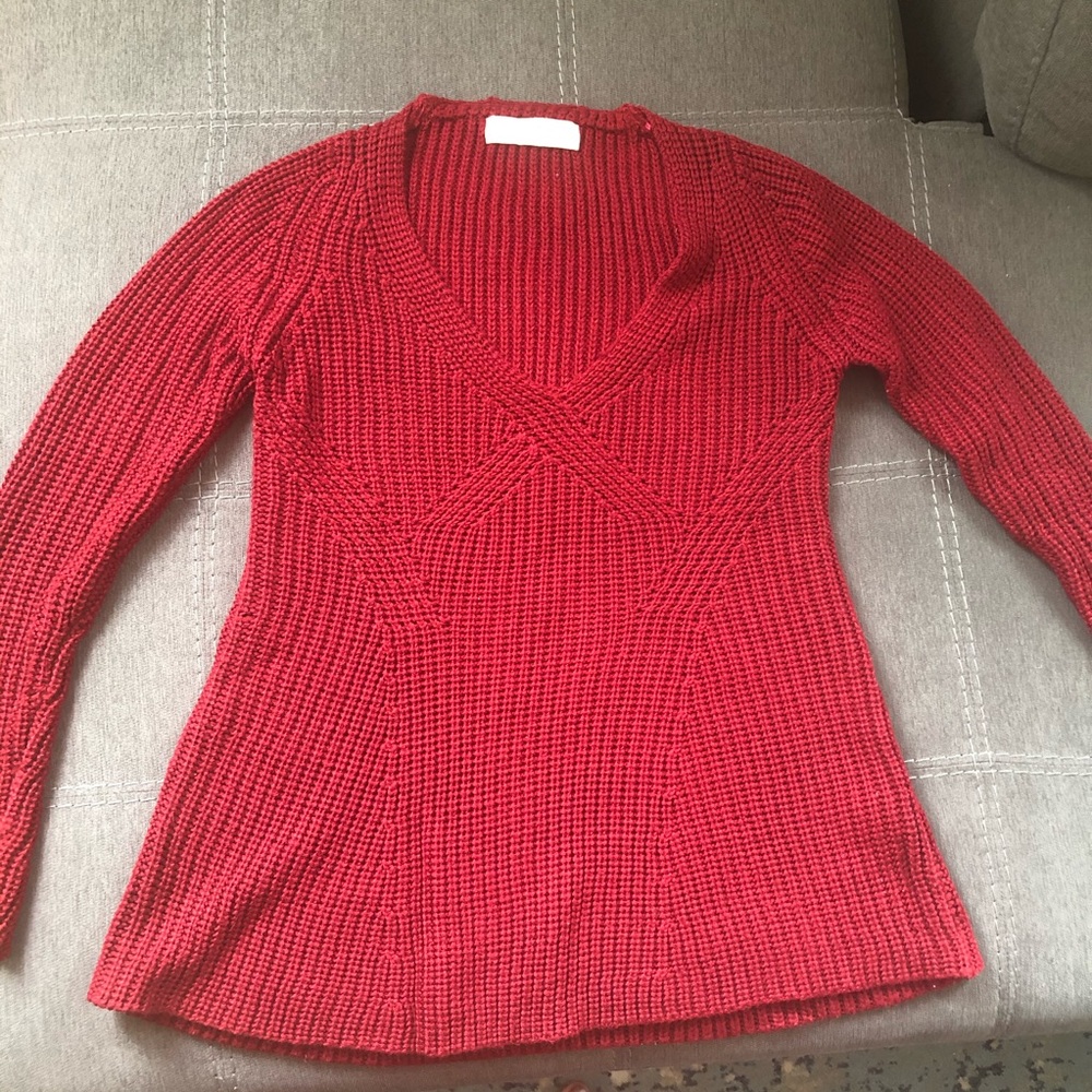 RED ZARA SWEATER